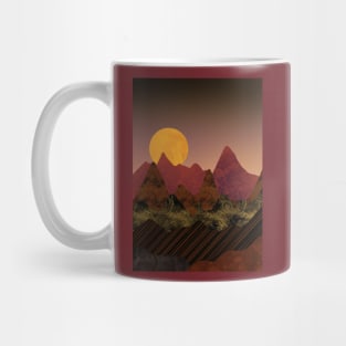 MOUNTAINS Nature Sunset Landscape Mug